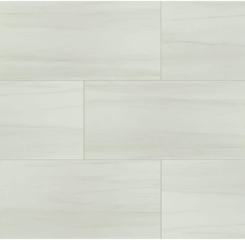 MSI Bianco Dolomite 24 in. x 48 in. Polished Porcelain Stone Look Floor and Wall Tile (480 sq. ft./Pallet)