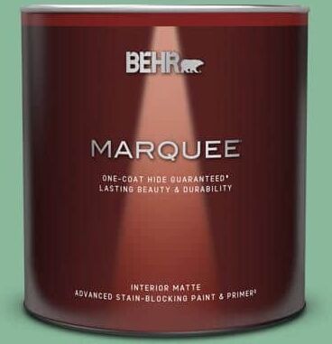 BEHR MARQUEE 1 qt. #470D-4 Garden View Matte Interior Paint & Primer