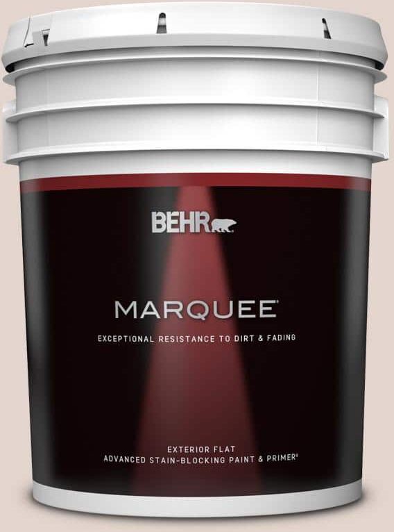 BEHR MARQUEE 5 gal. #180E-2 Sugar Berry Flat Exterior Paint & Primer