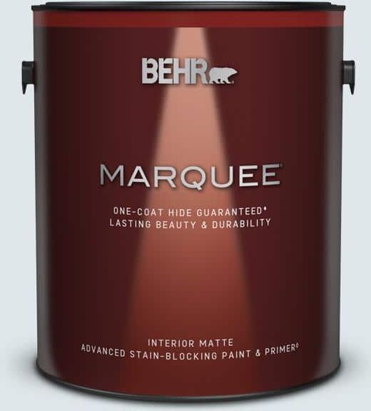 BEHR MARQUEE 1 gal. #570E-1 Glass Bead Matte Interior Paint & Primer