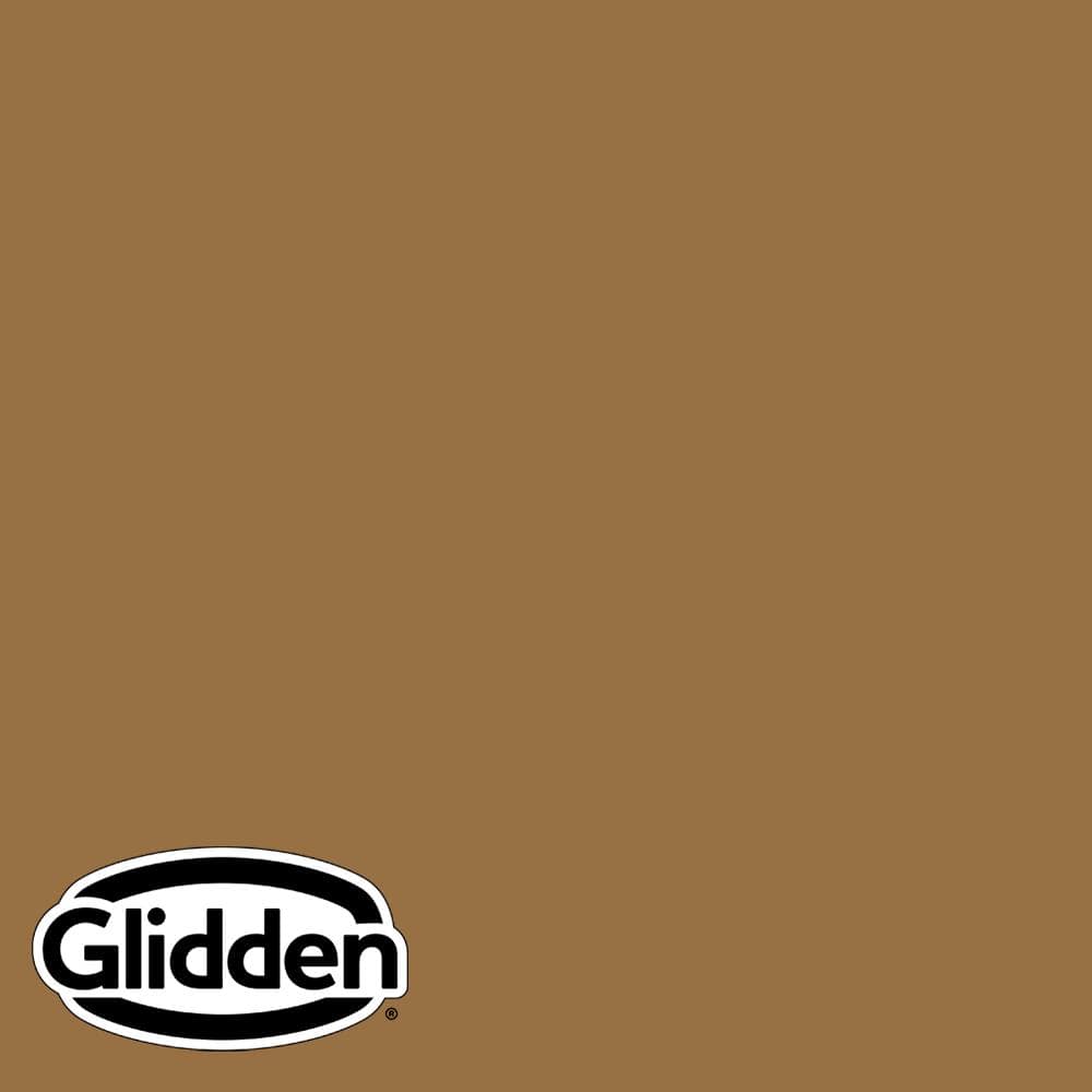Glidden Premium 1 gal. PPG1087-7 Chewy Caramel Eggshell Interior Paint
