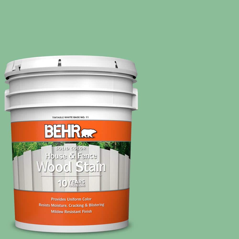 BEHR 5 gal. #M410-4 Garden Swing Solid Color House and Fence Exterior Wood Stain