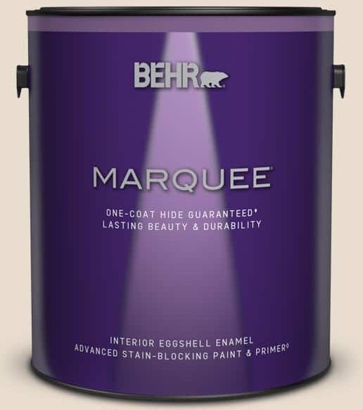 BEHR MARQUEE 1 gal. #W-F-220 Cinnamon Cake Eggshell Enamel Interior Paint & Primer