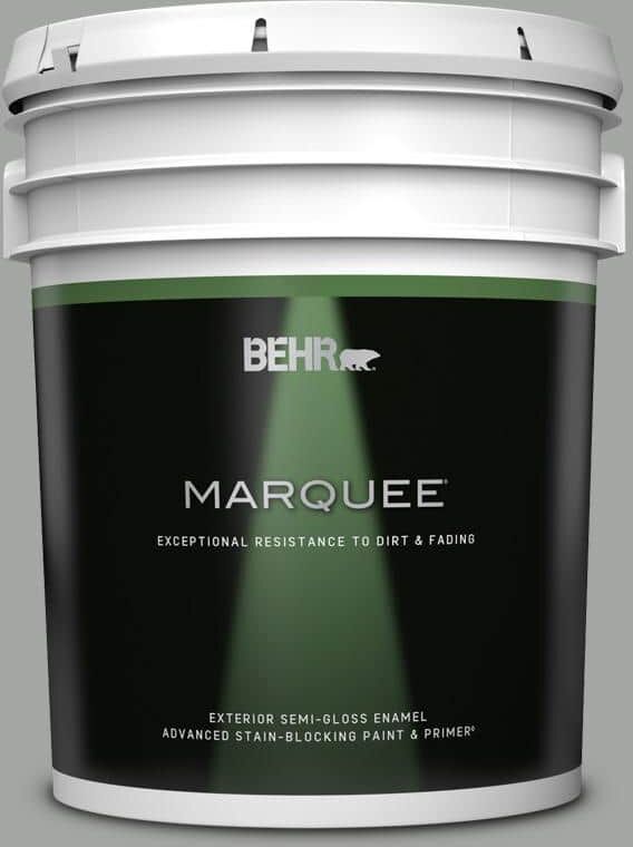 BEHR MARQUEE 5 gal. #PPU25-16 Chain Reaction Semi-Gloss Enamel Exterior Paint & Primer