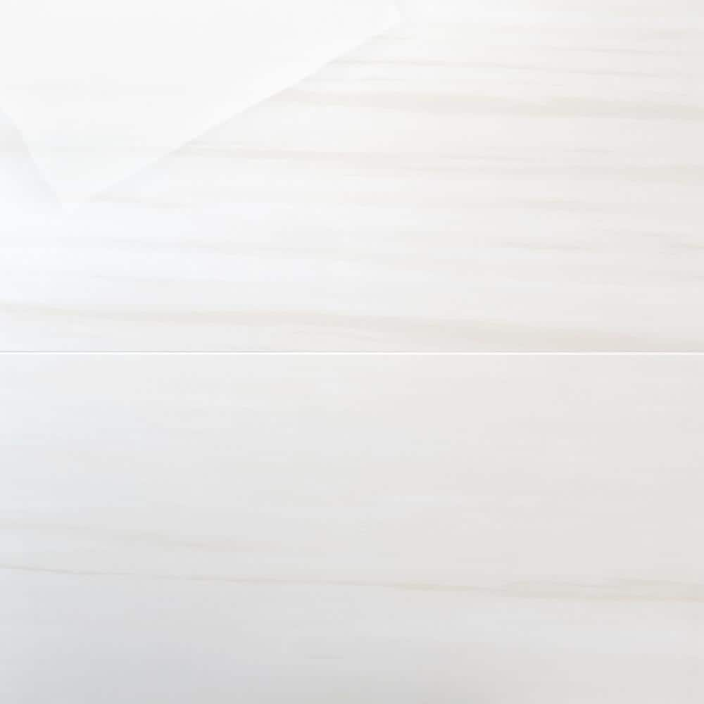 Ivy Hill Tile Terius Dolomite Warm White 23.54 in. x 47.24 in. Polished Marble Look Porcelain Tile (15.49 sq. ft./Case)