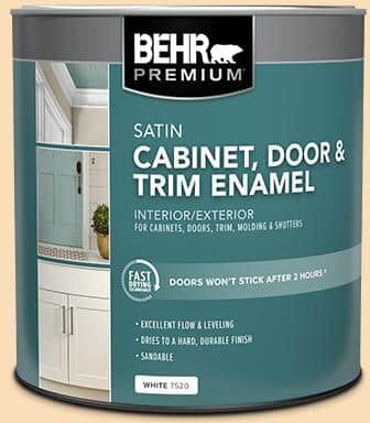 BEHR PREMIUM 1 qt. #M260-3 Time Out Satin Enamel Interior/Exterior Cabinet, Door & Trim Paint