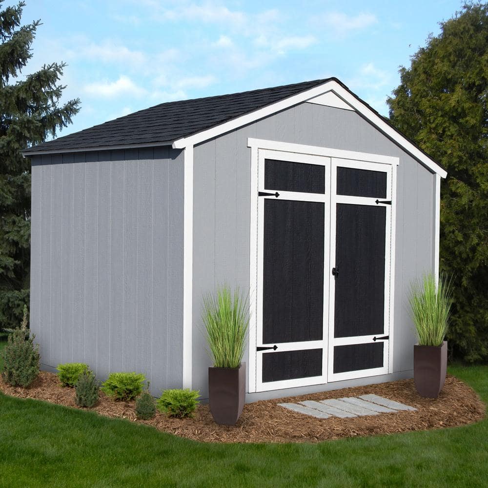 Handy Home Products Monarch Do-it Yourself 10 ft. x 8 ft. Outdoor Gable style Wood Storage Shed with Smartside siding (80 sq. ft.)