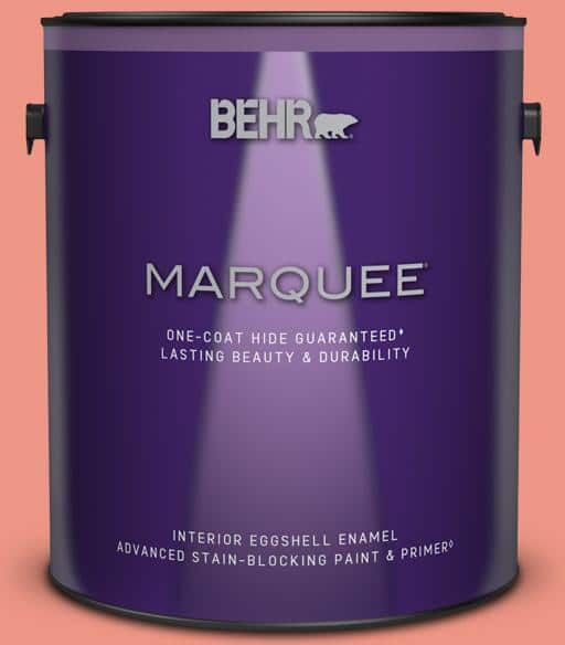 BEHR MARQUEE 1 gal. #P180-4 Guava Jelly Eggshell Enamel Interior Paint & Primer