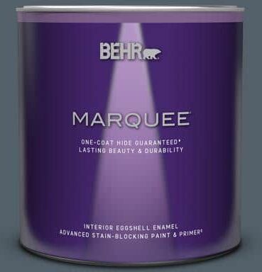 BEHR MARQUEE 1 qt. #ECC-35-3 Thunder Bay Eggshell Enamel Interior Paint & Primer