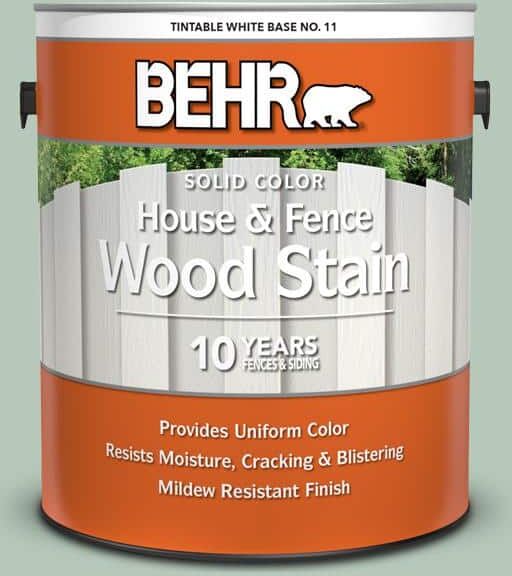 BEHR 1 gal. #S410-3 Pond's Edge Solid Color House and Fence Exterior Wood Stain