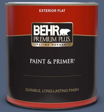 BEHR PREMIUM PLUS 1 qt. #S530-6 Extreme Flat Exterior Paint & Primer