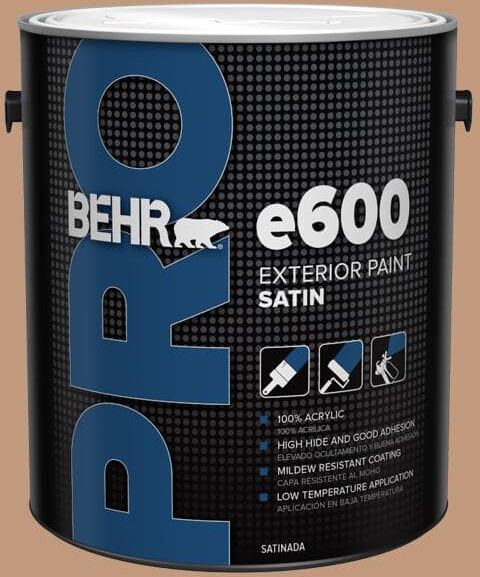 BEHR PRO 1 gal. #PPU3-12 Egyptian Pyramid Satin Exterior Paint