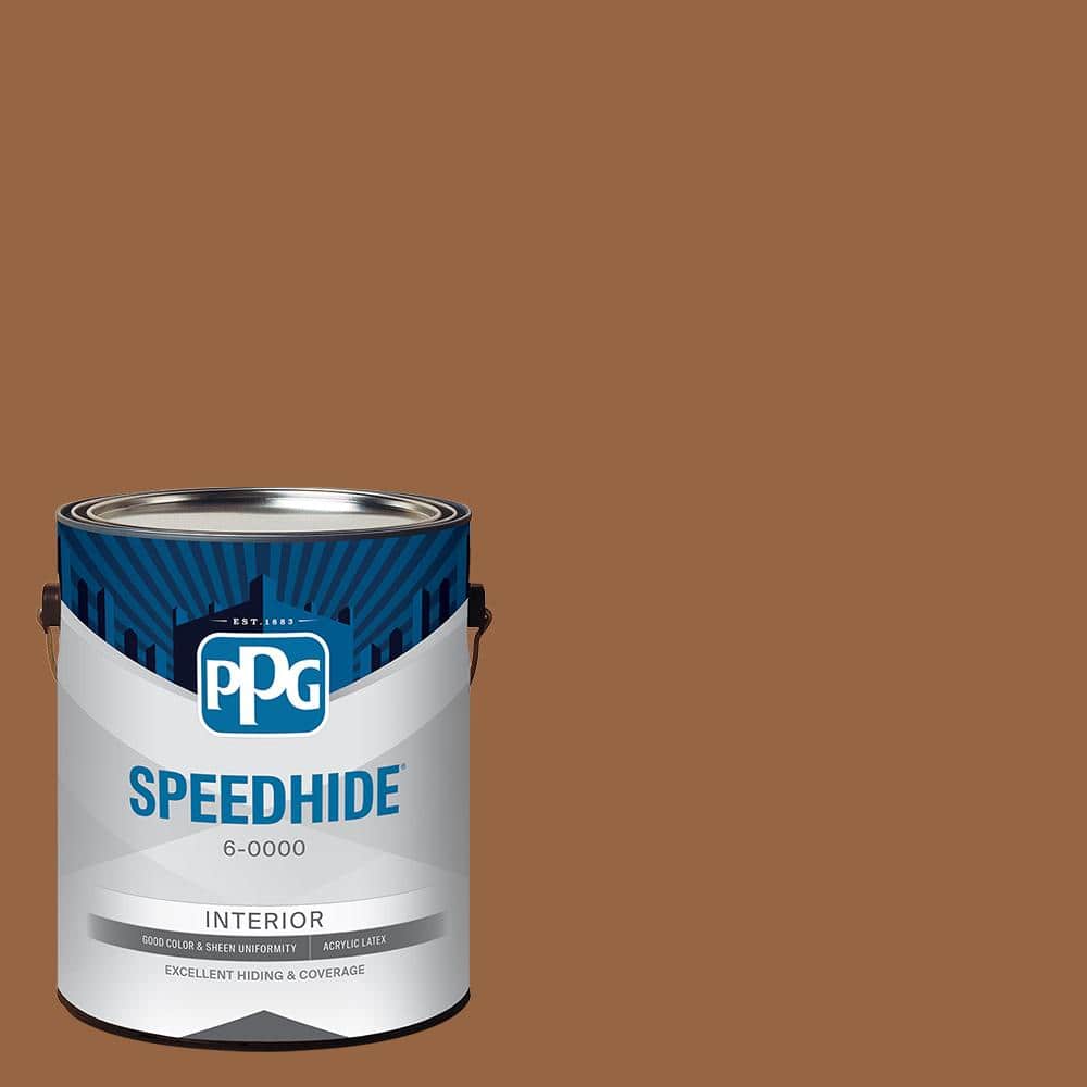 SPEEDHIDE 1 gal. PPG1070-7 Cinnamon Stick Semi-Gloss Interior Paint