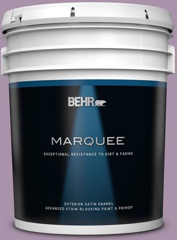 BEHR MARQUEE 5 gal. #670D-5 Garden Flower Satin Enamel Exterior Paint & Primer