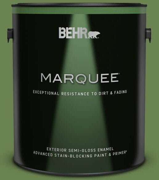 BEHR MARQUEE 1 gal. #430D-6 Happy Camper Semi-Gloss Enamel Exterior Paint & Primer