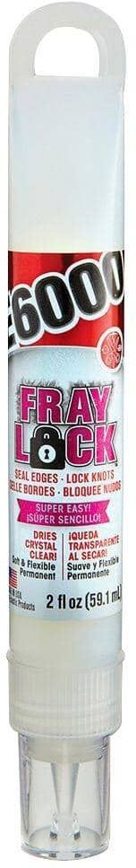 E6000 Fray Lock 2 fl. oz. Clear Glue (6-Pack)