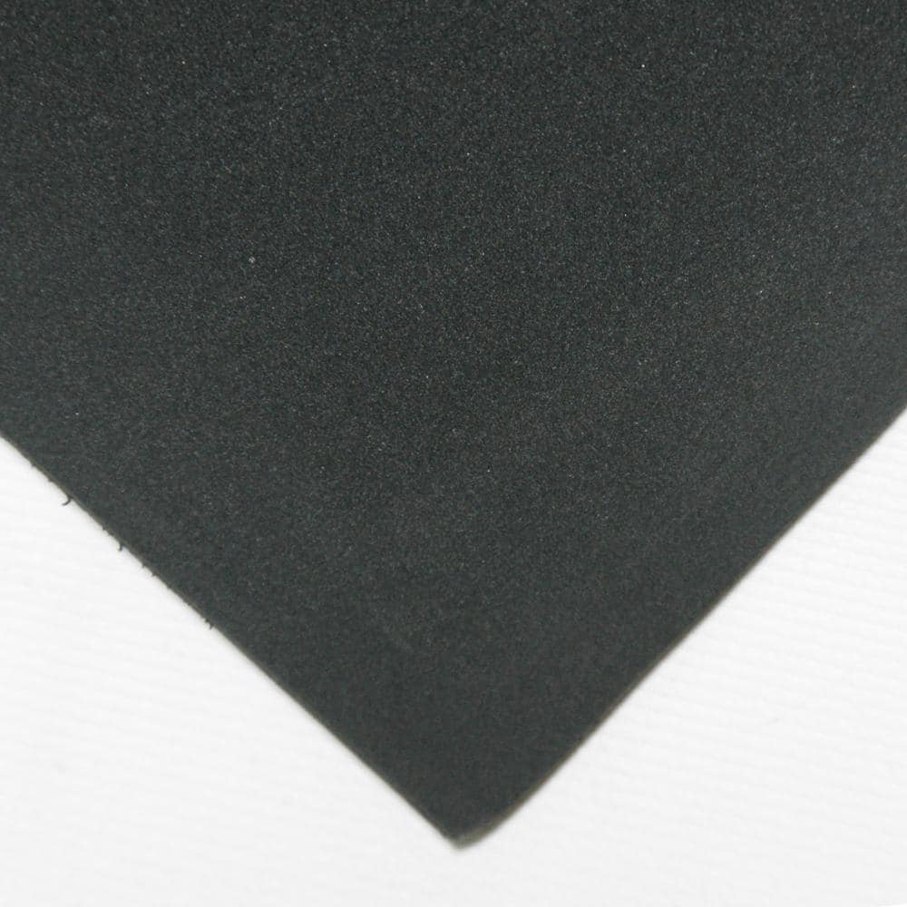 Rubber-Cal Closed Cell Sponge Rubber Blend 3/16 in. x 39 in. x 78 in. Black Foam Rubber Sheet