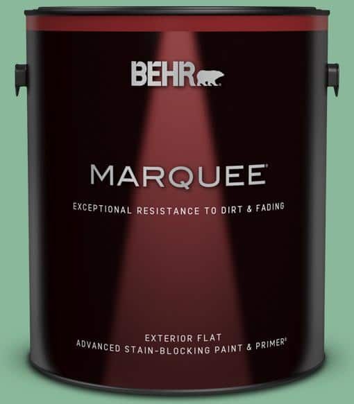 BEHR MARQUEE 1 gal. #470D-4 Garden View Flat Exterior Paint & Primer