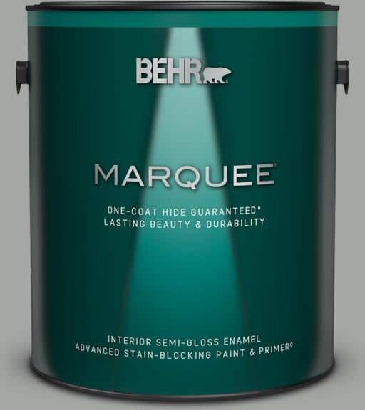 BEHR MARQUEE 1 gal. #PPU25-16 Chain Reaction Semi-Gloss Enamel Interior Paint & Primer