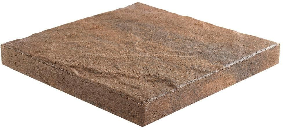 Pavestone Taverna Square 16 in. x 16 in. x 2 in. Walnut Blend Concrete Step Stone (72-Pieces/124 sq. ft./Pallet)