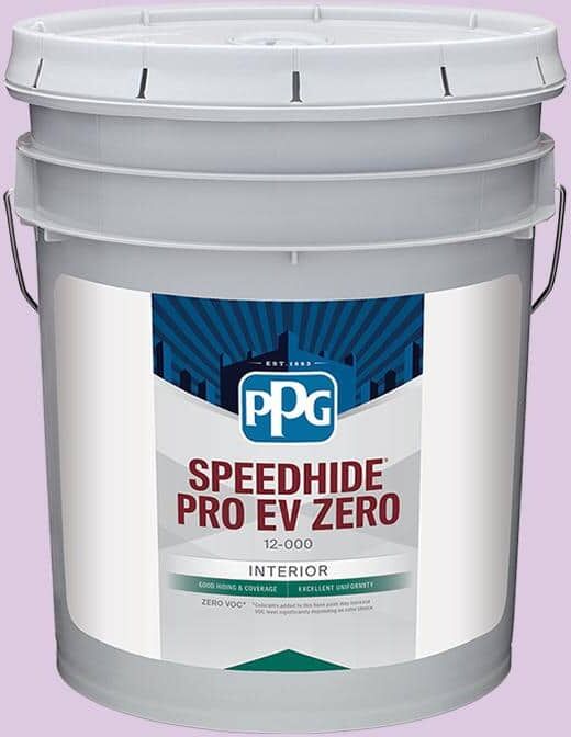 Speedhide Pro EV Zero 5 gal. PPG1249-3 Grape Glimmer Eggshell Interior Paint