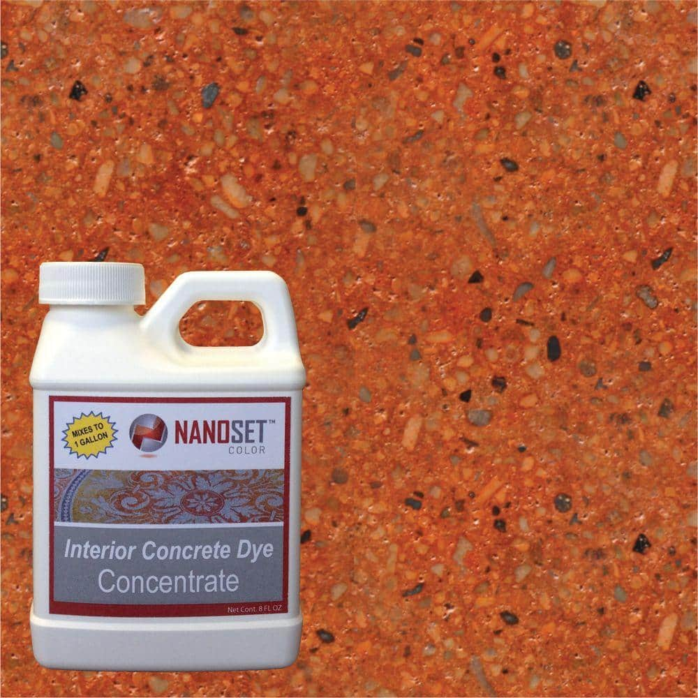 NanoSet Color 8-oz. Fire Opal Interior Concrete Dye Stain Concentrate