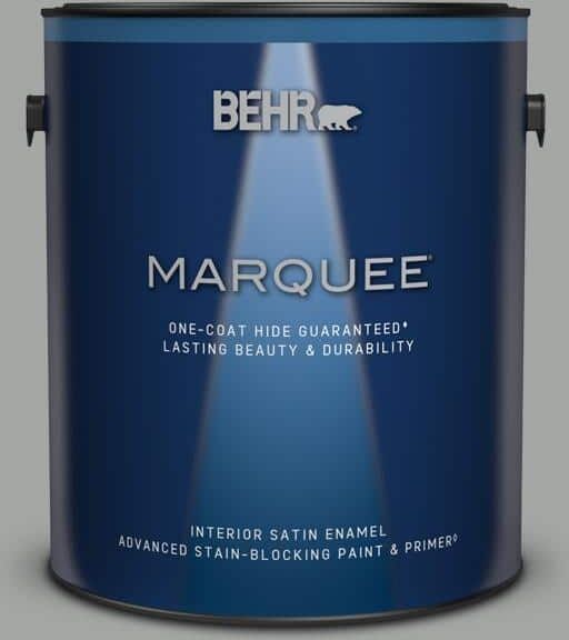 BEHR MARQUEE 1 gal. #PPU25-16 Chain Reaction Satin Enamel Interior Paint & Primer