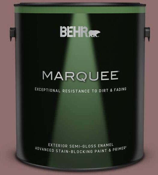 BEHR MARQUEE 1 gal. #MQ1-47 Touch of Class Semi-Gloss Enamel Exterior Paint & Primer