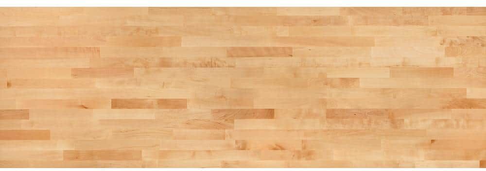 Hampton Bay 6 ft. L x 39 in. D Finished Engineered Birch Butcher Block Island Countertop