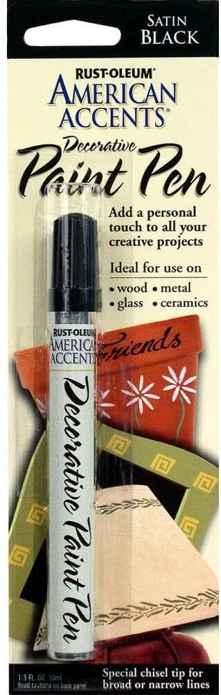 Rust-Oleum American Accents Satin Black Decorative Paint Pen (6-Pack)