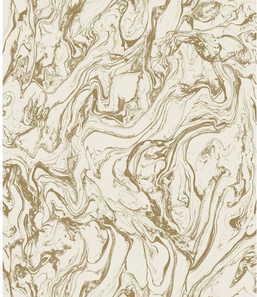 RoomMates Gold Marble Peel and Stick Wallpaper (Covers 28.18 sq. ft.)