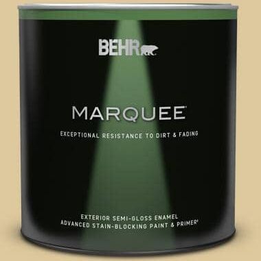 BEHR MARQUEE 1 qt. #360E-3 Winter Garden Semi-Gloss Enamel Exterior Paint & Primer