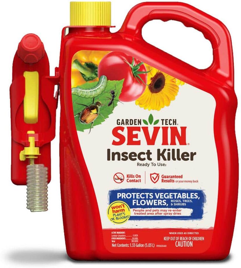 Sevin 1.33 gal. Outdoor Lawn and Garden Insect Killer with Ready-To-Use Battery-Powered Sprayer