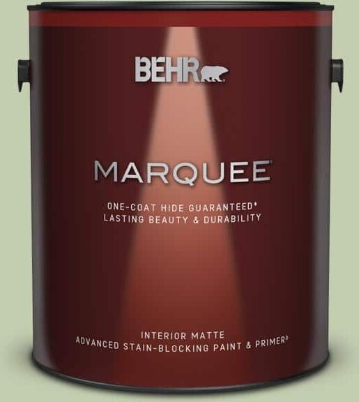 BEHR MARQUEE 1 gal. #M380-3 Growing Season One-Coat Hide Matte Interior Paint & Primer