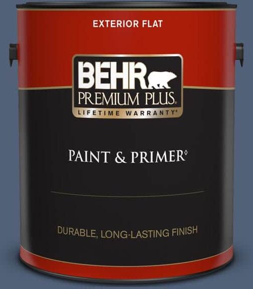 BEHR PREMIUM PLUS 1 gal. #S530-6 Extreme Flat Exterior Paint & Primer