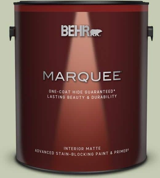 BEHR MARQUEE 1 gal. #420E-3 Spring Hill Matte Interior Paint & Primer