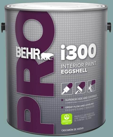 BEHR PRO 1 gal. #PPU13-08 Venus Teal Eggshell Interior Paint