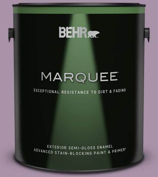 BEHR MARQUEE 1 gal. #670D-5 Garden Flower Semi-Gloss Enamel Exterior Paint & Primer