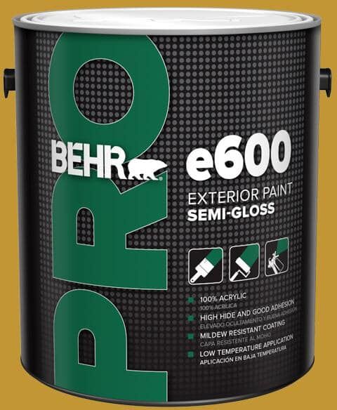 BEHR PRO 1 gal. #S-H-360 Leisure Semi-Gloss Exterior Paint