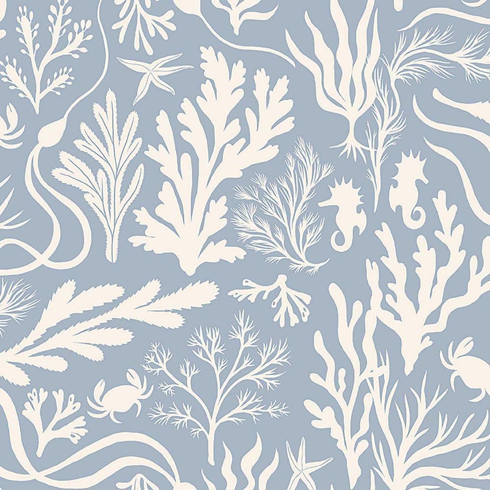 Elana Gabrielle Tides Placid Vinyl Peel and Stick Wallpaper Roll (Covers 30.75 sq. ft.)