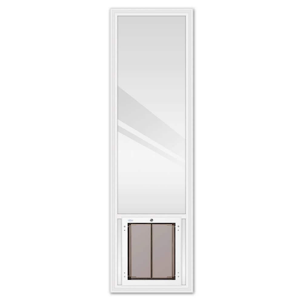 Plexidor Dog Door 24 in.x82 in. Clear Glass Insert for 32 in. x 96 in., 34 in. x 96 in. and 36 in. x 96 in. French Doors