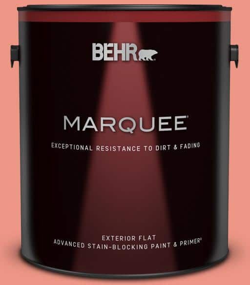 BEHR MARQUEE 1 gal. #P180-4 Guava Jelly Flat Exterior Paint & Primer