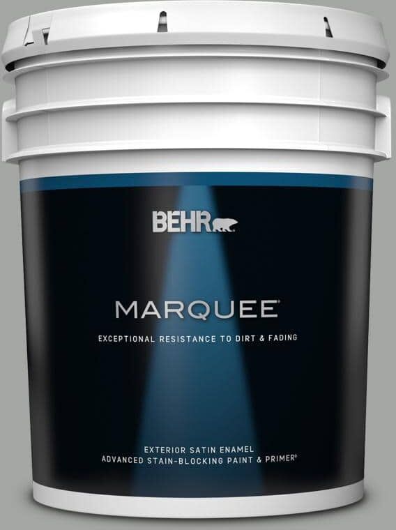 BEHR MARQUEE 5 gal. #PPU25-16 Chain Reaction Satin Enamel Exterior Paint & Primer