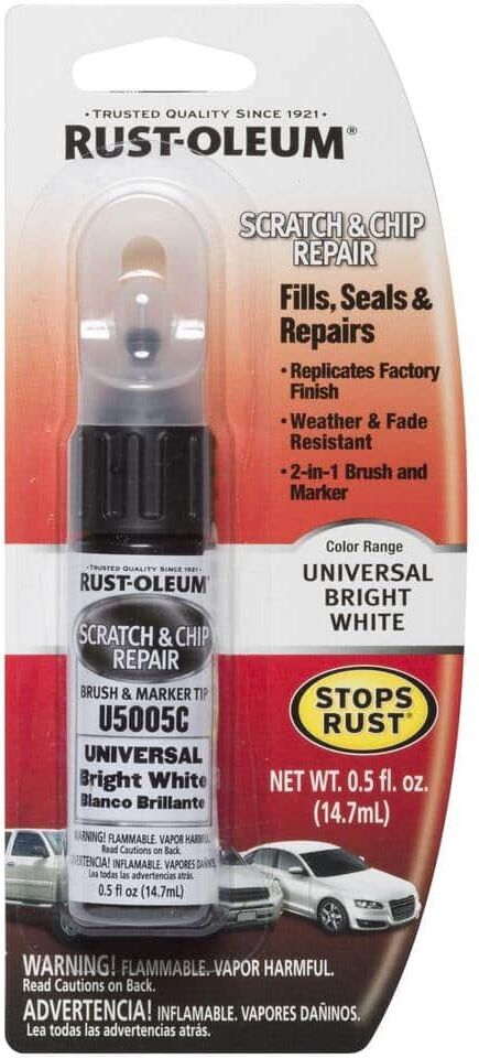 Rust-Oleum Automotive 0.5 oz. Universal Bright White Scratch & Chip Repair Marker (6-Pack)