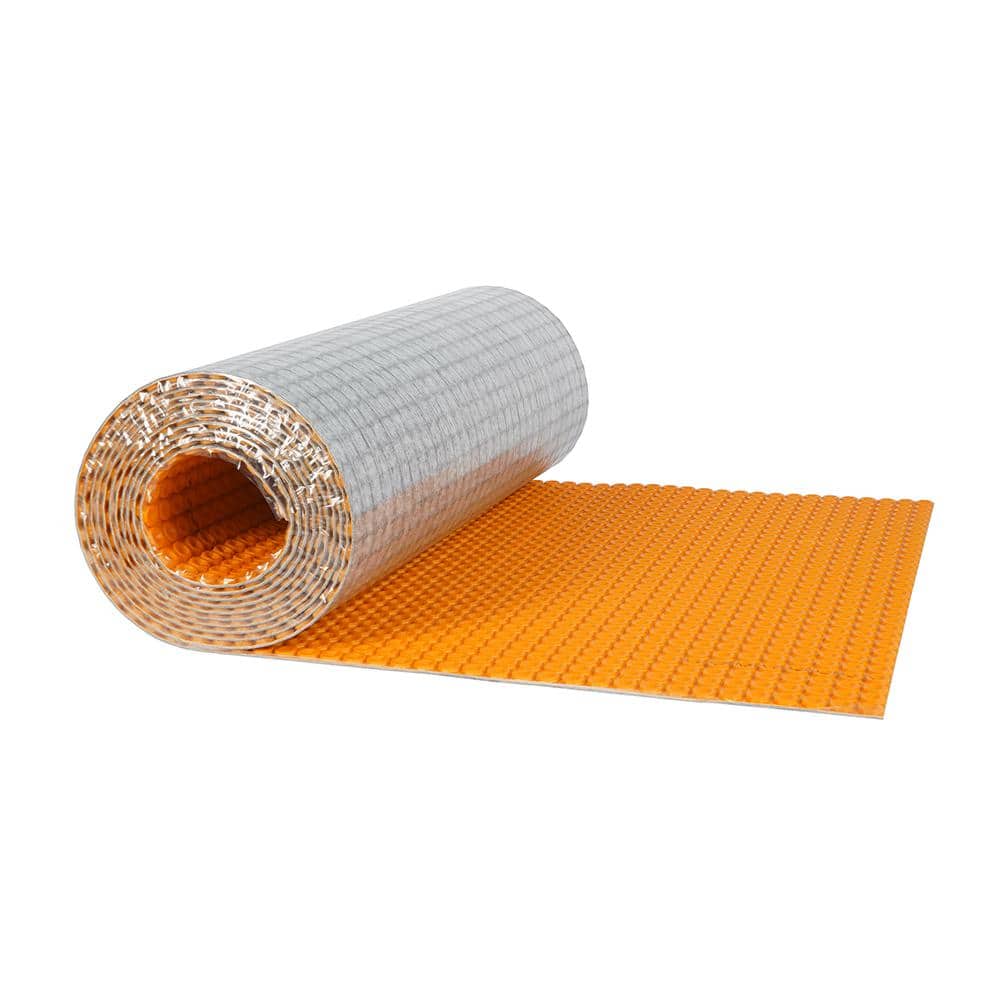 Schluter Ditra-Heat-Duo-PS 3 ft. 2-5/8 in. x 33 ft. 6-1/2 in. Peel and Stick Uncoupling Membrane Roll