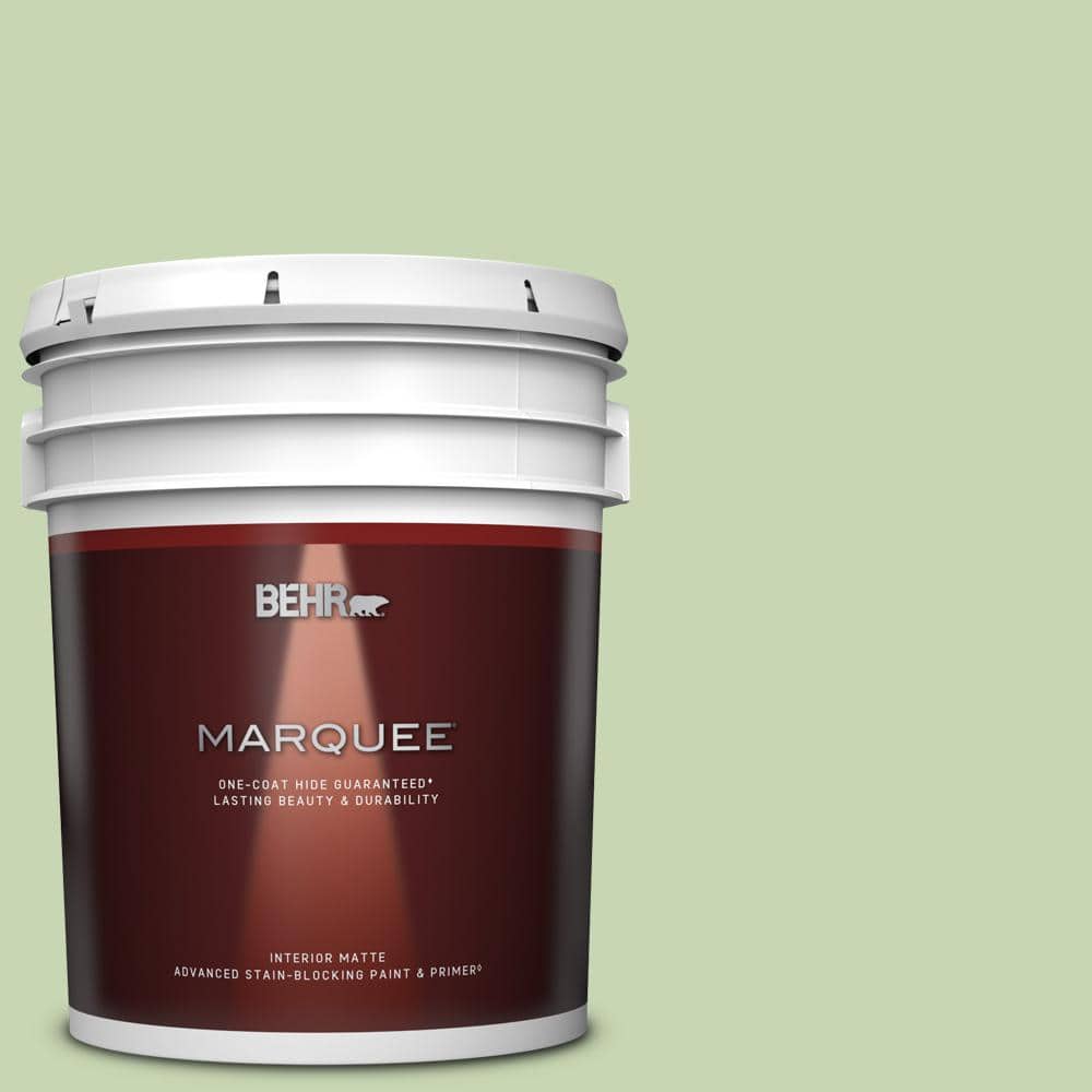 BEHR MARQUEE 5 gal. #M370-3 Spice Garden Matte Interior Paint & Primer