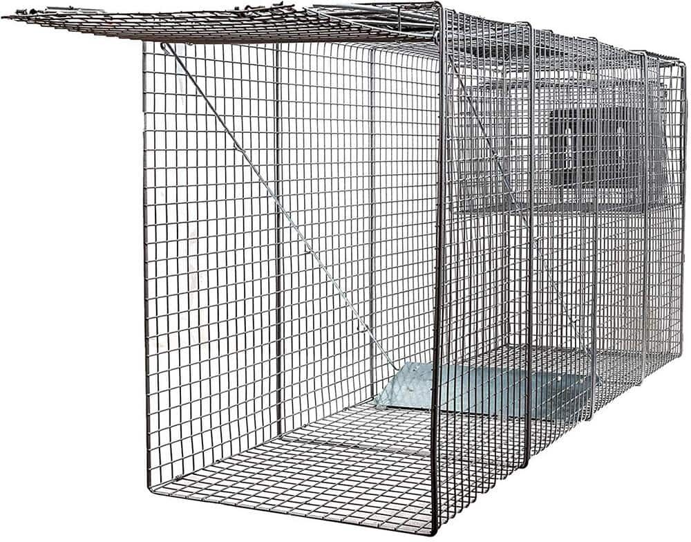 LifeSupplyUSA X-Large One Door Catch Release Heavy-Duty Humane Cage Live Animal Traps for Large Dogs and Other Same Sized Animals