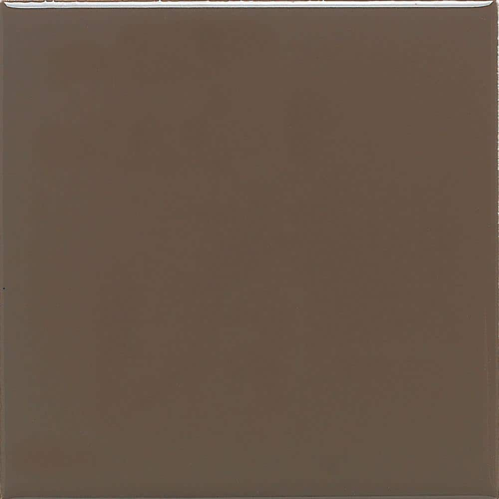 Daltile Matte Artisan Brown 6 in. x 6 in. Ceramic Wall Tile (12.5 sq. ft. / case)