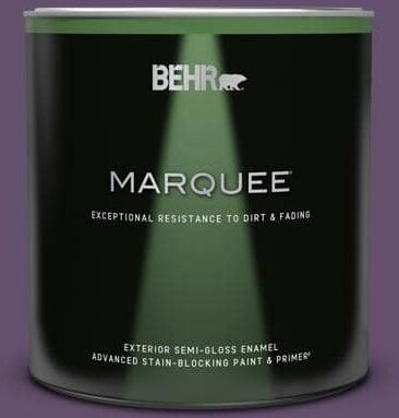 BEHR MARQUEE 1 qt. #660D-7 Blackberry Farm Semi-Gloss Enamel Exterior Paint & Primer