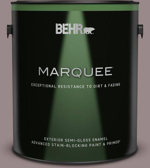 BEHR MARQUEE 1 gal. #MQ1-37 Fashion Week Semi-Gloss Enamel Exterior Paint & Primer